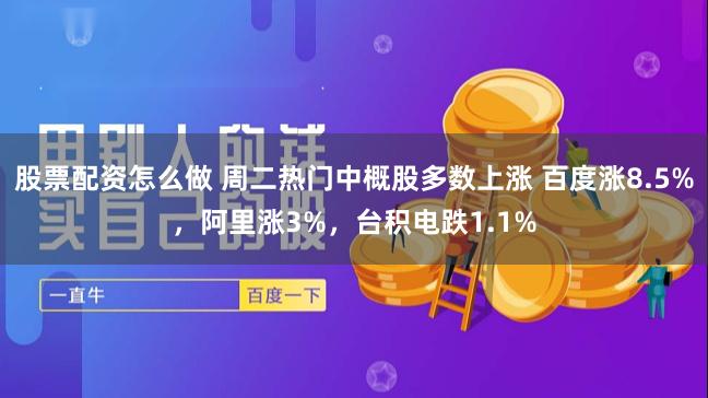 股票配资怎么做 周二热门中概股多数上涨 百度涨8.5%，阿里涨3%，台积电跌1.1%