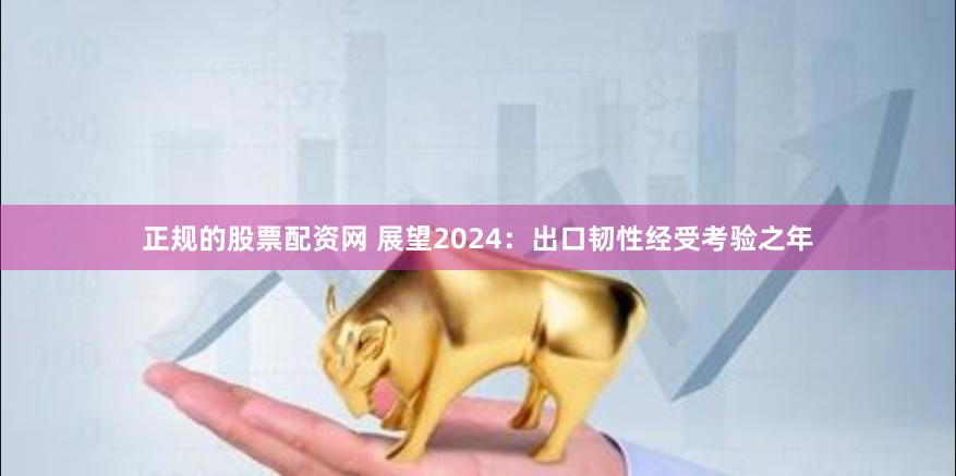 正规的股票配资网 展望2024：出口韧性经受考验之年